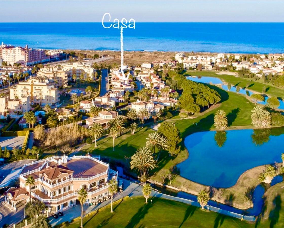 Villa Con Jardin En Oliva Nova Golf A 100M De La Playa Eksteriør billede